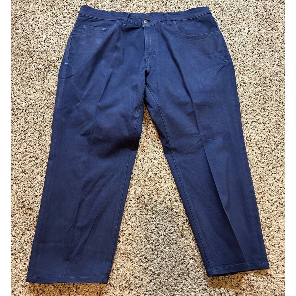 Blue Delta Ride Delta Performance Golf Pants Men’s Size 38x26 Blue Stretch